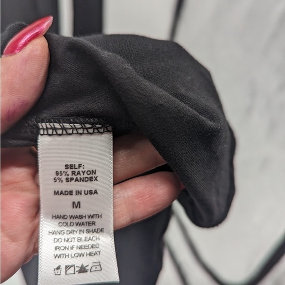 Isaac liev Black open front cardigan‎ trench Size medium - Picture 9 of 9